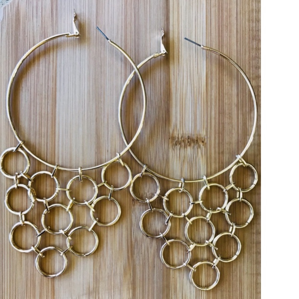 Hoop Drop Earrings